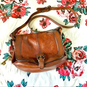 Brown shoulder bag